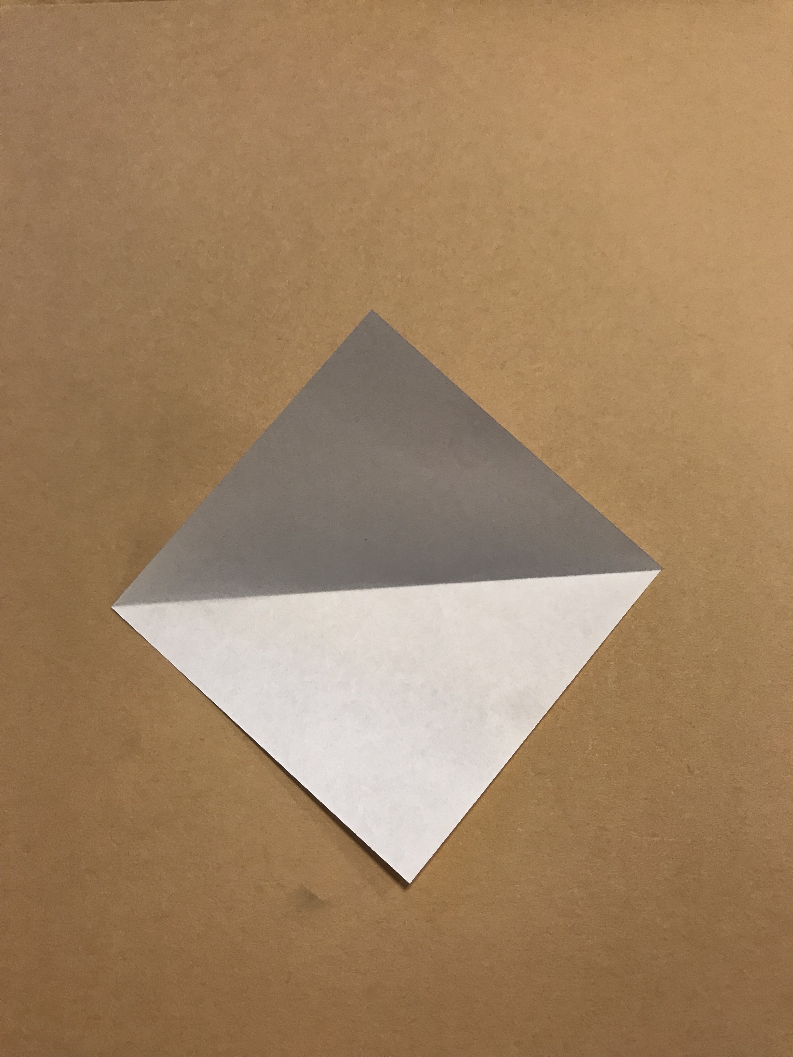 折り紙を開いた図